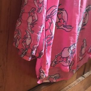 pink lobster top